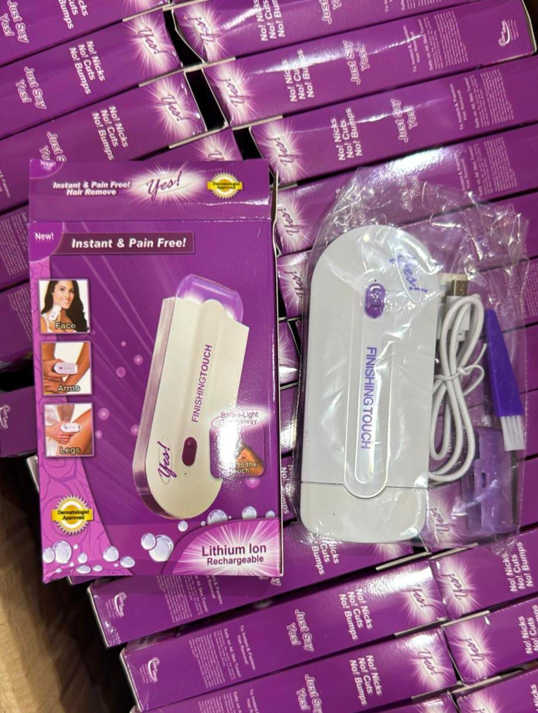 Finishing Touch Hair Remover – Painless & Easy Hair Removal Machine
