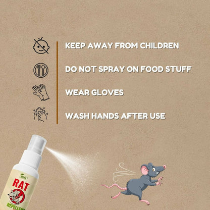 Natural Rat Repellent Spray – 50ml | Herbal Rodent Control