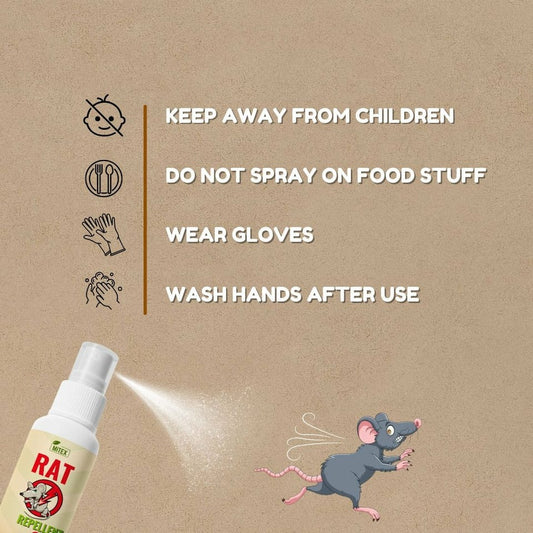 Natural Rat Repellent Spray – 50ml | Herbal Rodent Control
