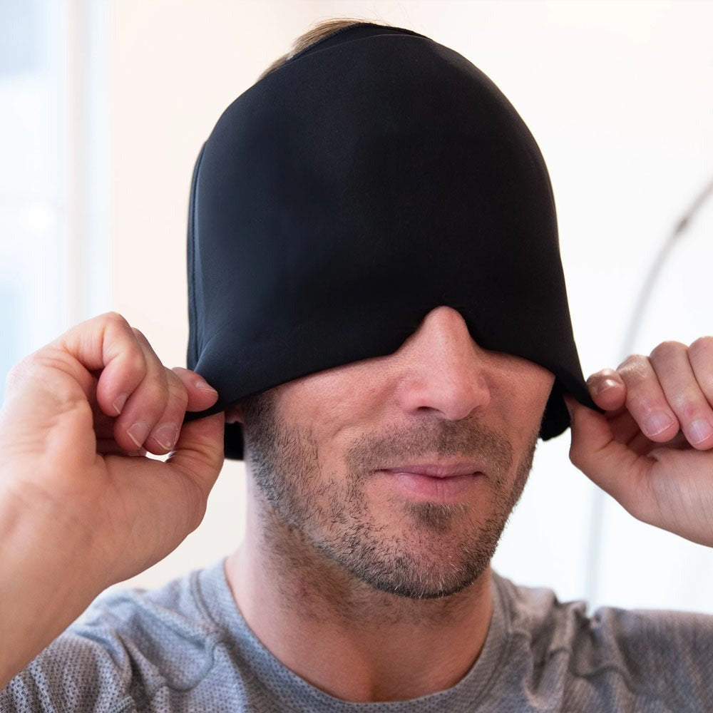 Reusable Gel Ice Cap – Hot & Cold Headache Relief Mask