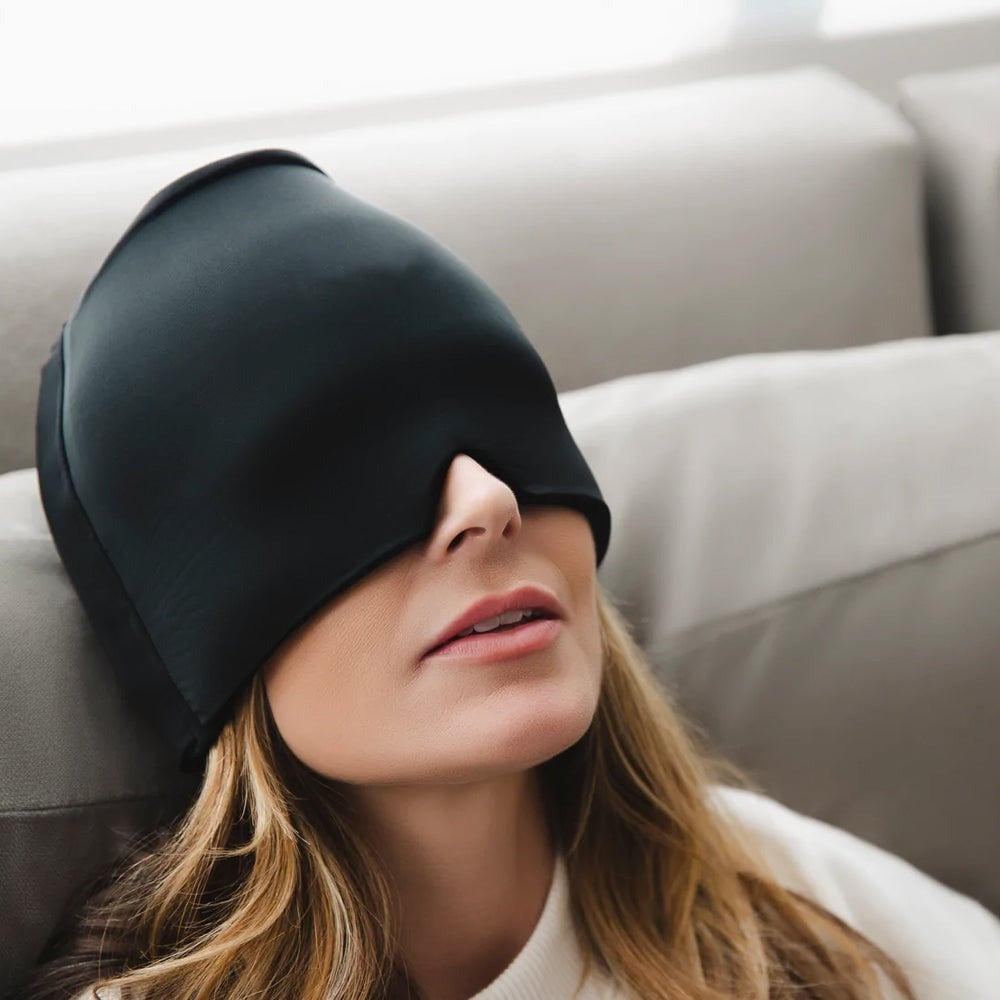 Reusable Gel Ice Cap – Hot & Cold Headache Relief Mask
